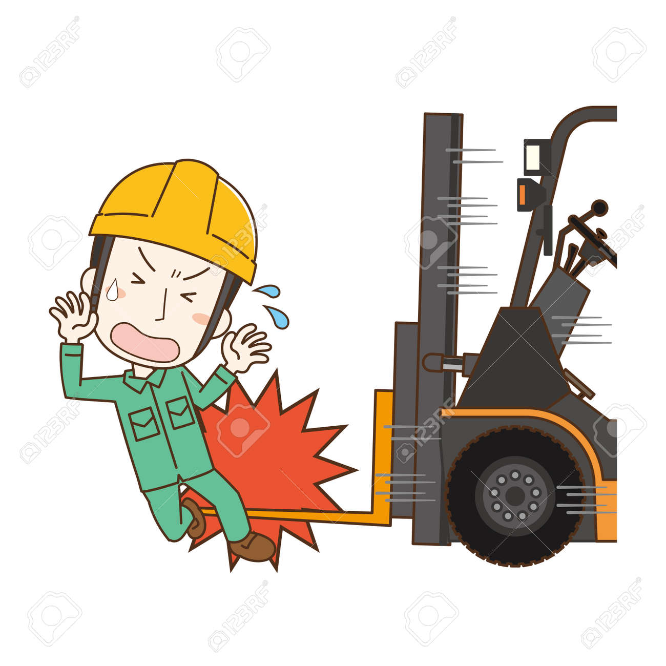 なぜ防げない？フォークリフト事故イラストで暴く労災の真相と最新防止策