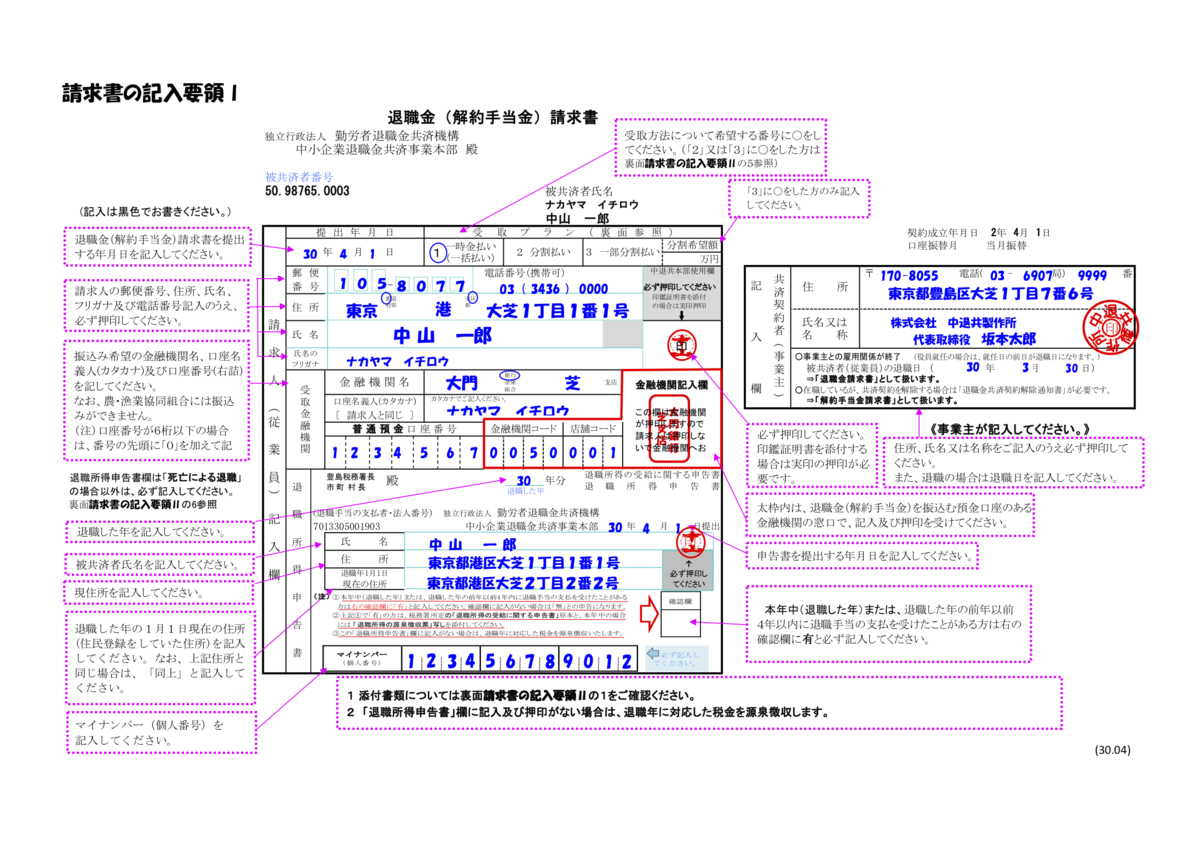 退職金請求書の書き方完全ガイド！控除の記入例と損を防ぐ落とし穴