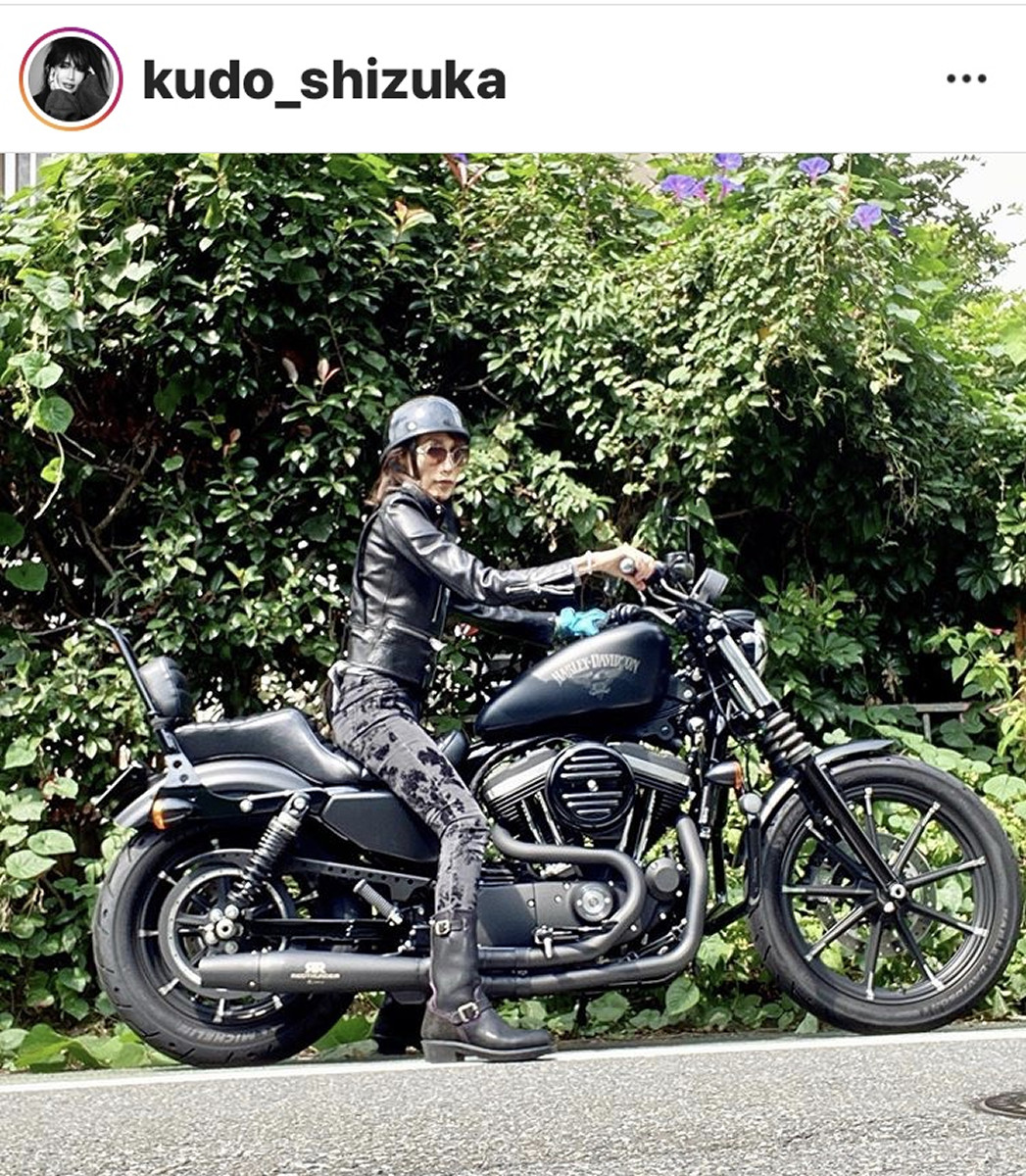 工藤静香のバイク愛車遍歴と大型ハーレーの理由！木村拓哉との現在