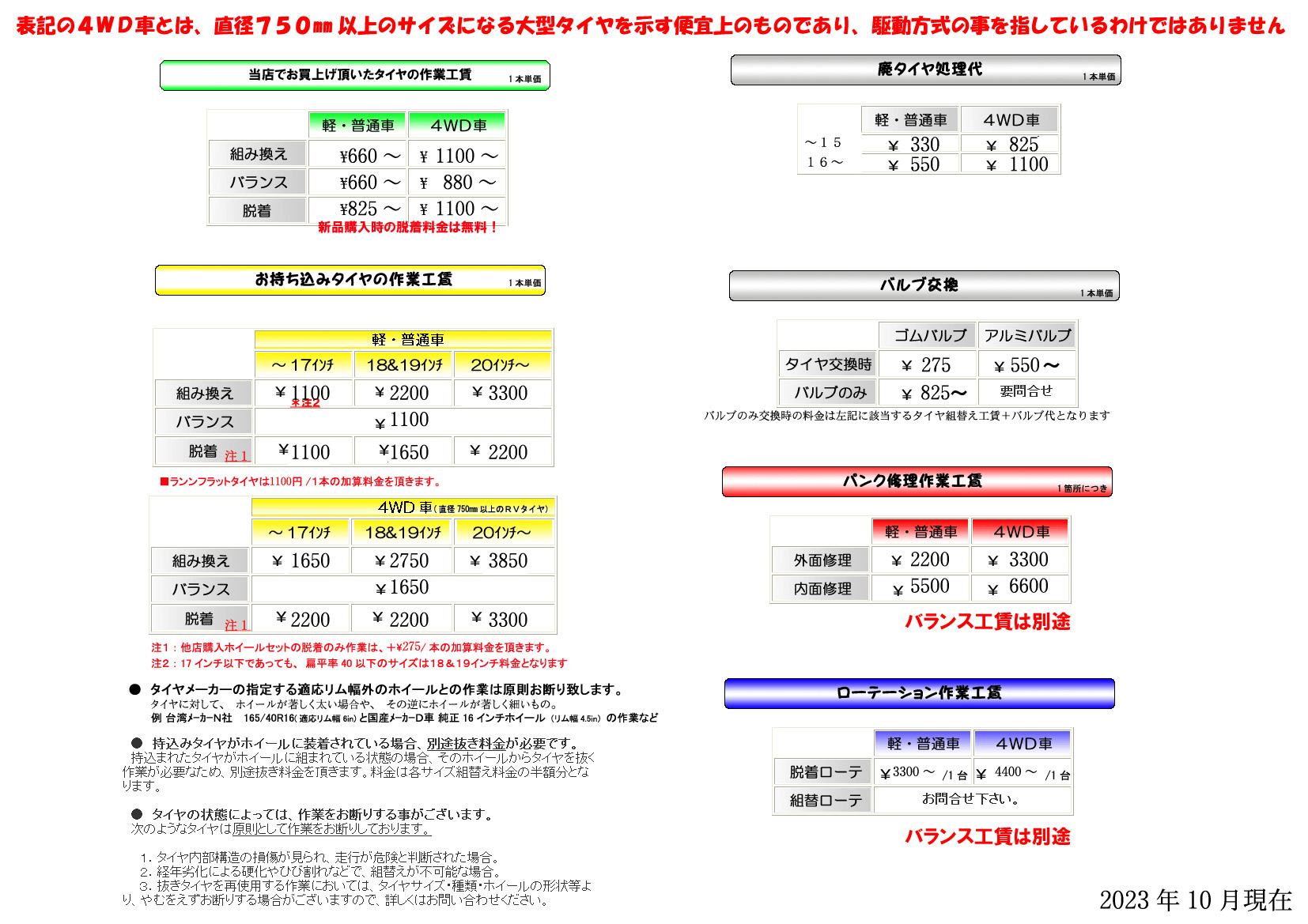 タイヤ組み換え工賃の最新相場比較！持ち込みで損しない総額と選び方