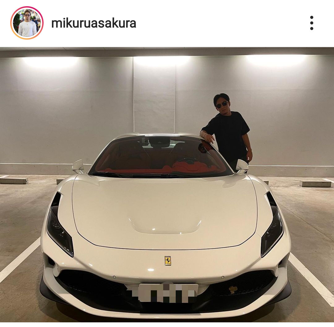 朝倉未来の愛車遍歴と総額を徹底解剖！フェラーリから現在まで