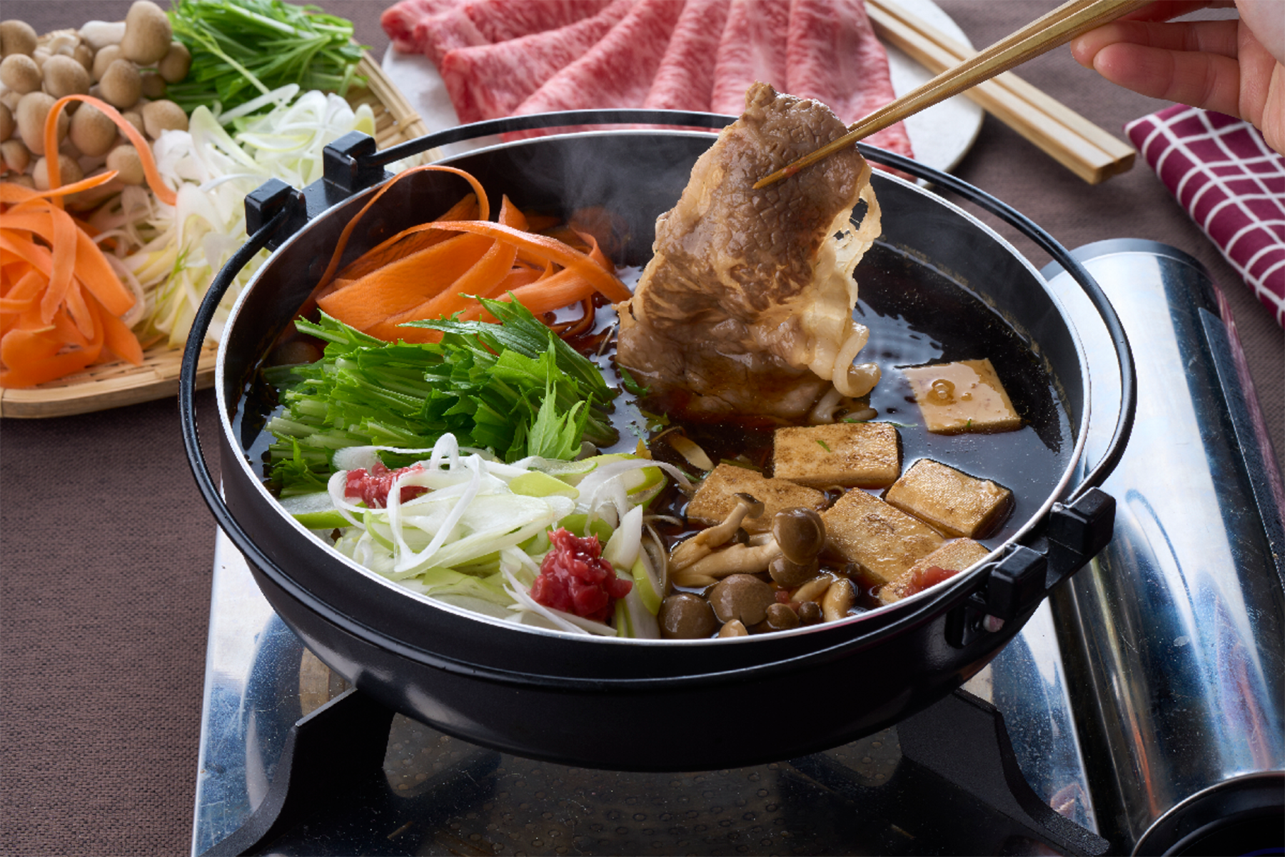 すき焼き風しゃぶしゃぶ黄金比レシピ！自宅で極上の味を楽しむ秘訣