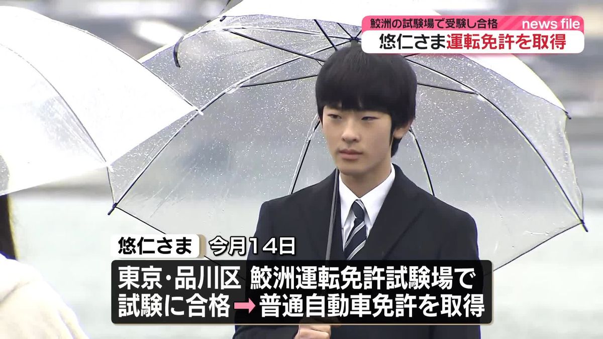 悠仁さまの運転免許取得はいつ？愛車候補と厳重警備の全貌