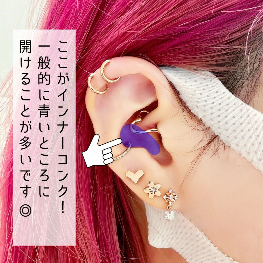 インナーコンクピアスは痛すぎる？後悔しない位置決めと最新ケア全手順