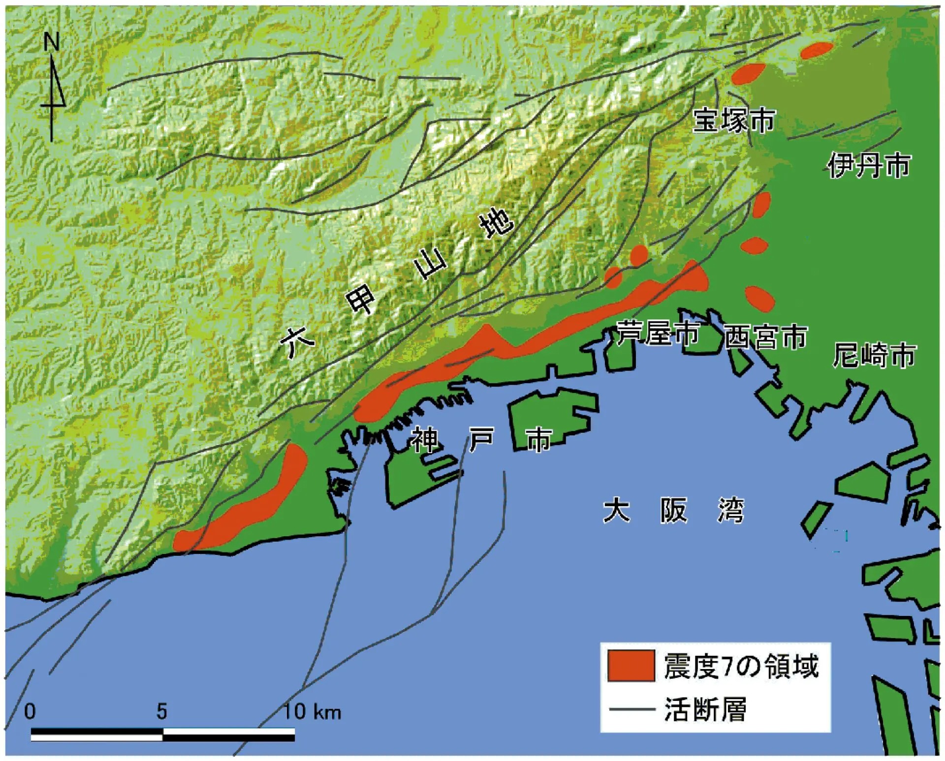阪神淡路大震災のマグニチュードと震度7の真相｜M7.3直下型の教訓