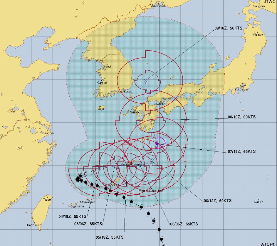 2026年台風6号の米軍進路予想と異例Uターンの全貌検証