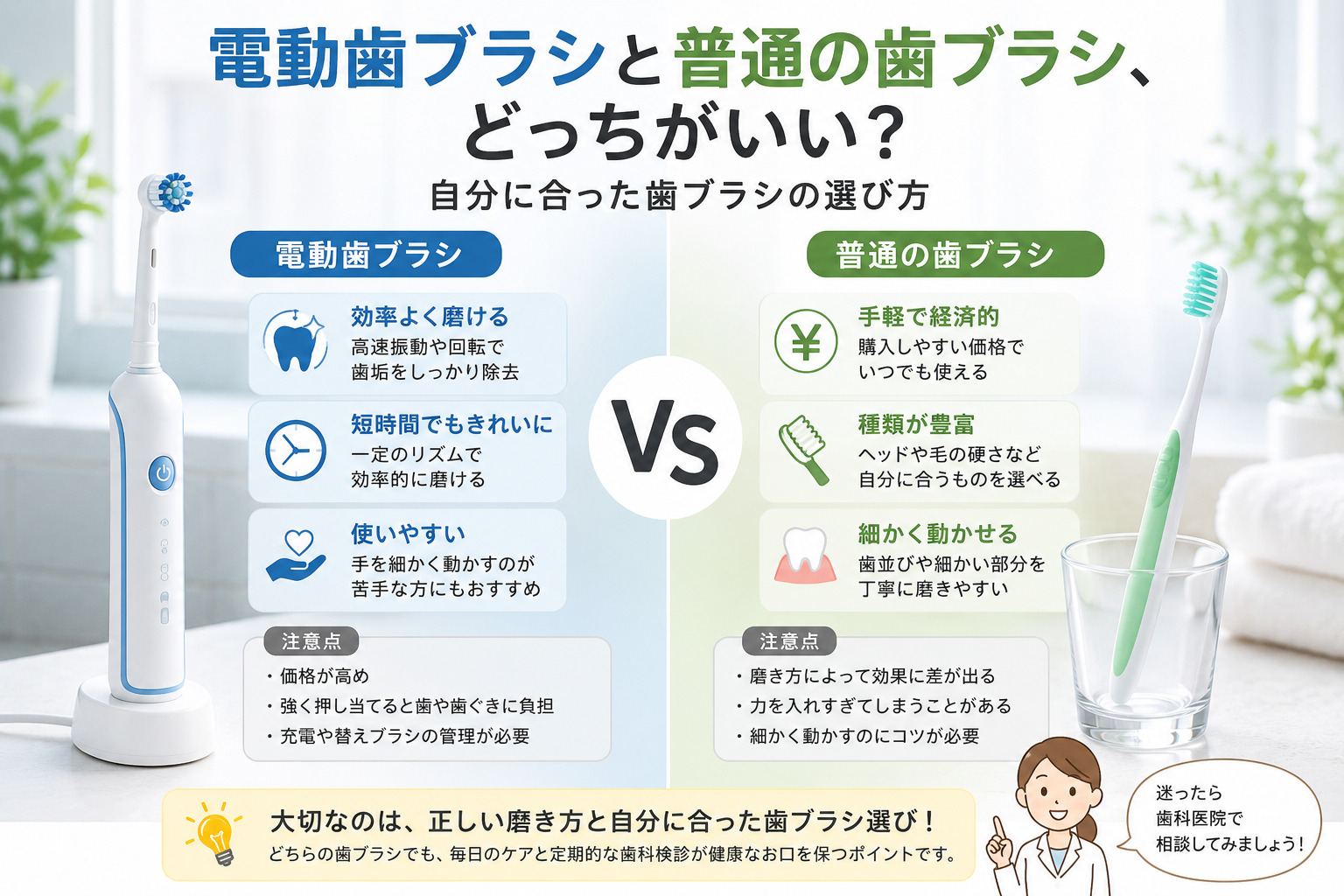 電動歯ブラシの違いで何が変わる？回転式と音波式の真相＆失敗しない最新選び方