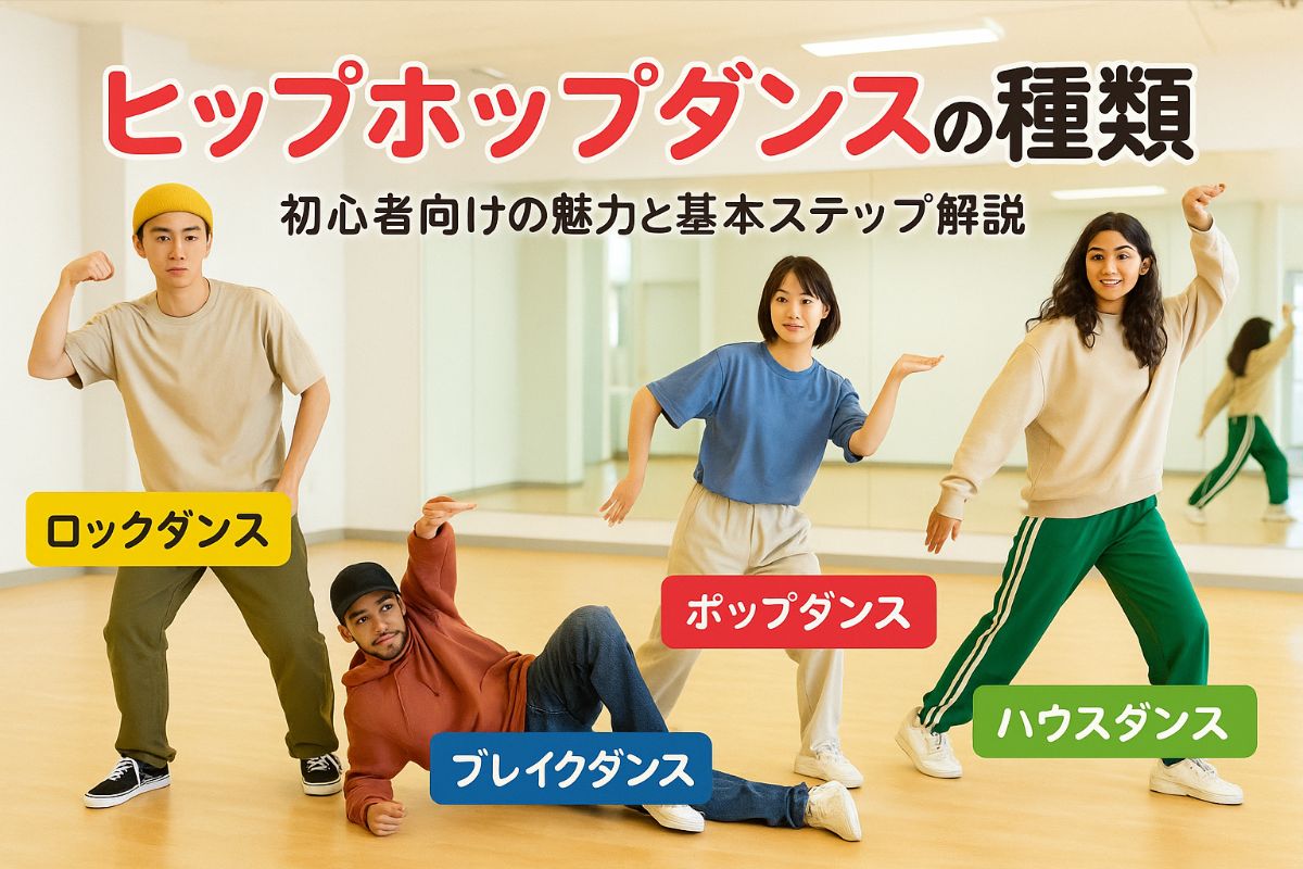 ダンスの種類を完全網羅！特徴・難易度と2026年最新の選び方