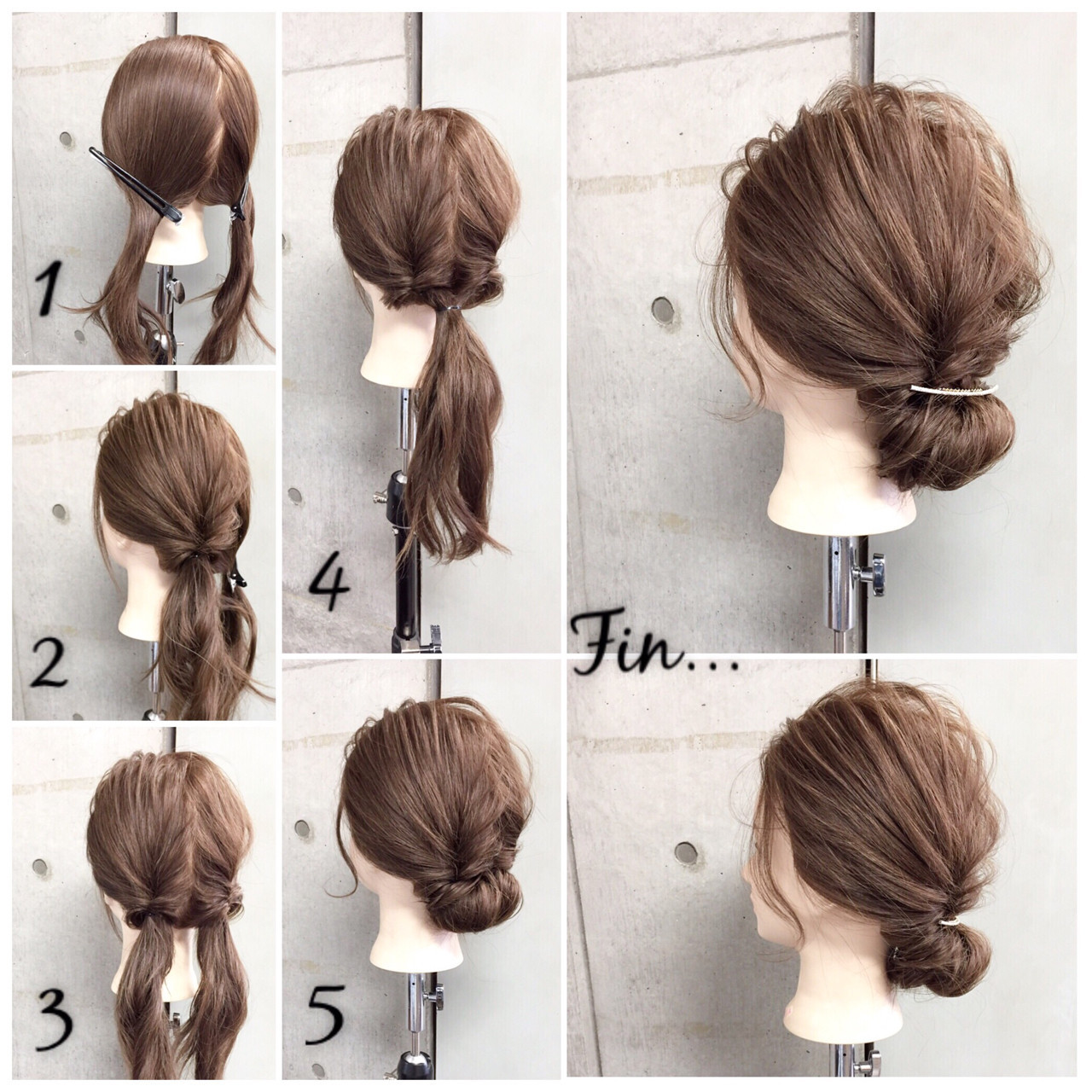 忙しい朝のミディアム簡単ヘアアレンジ決定版！ゴム1本で即垢抜けるプロ技