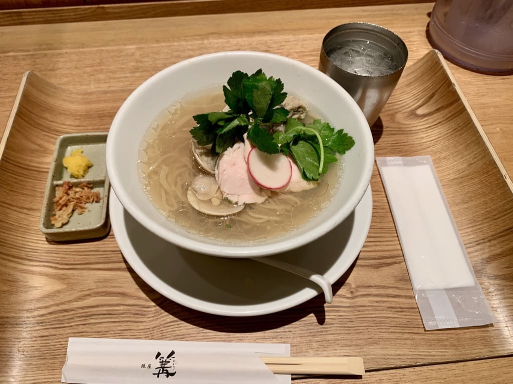 銀座篝ルクア大阪店の混雑と2026年最新メニュー！鶏白湯の真価