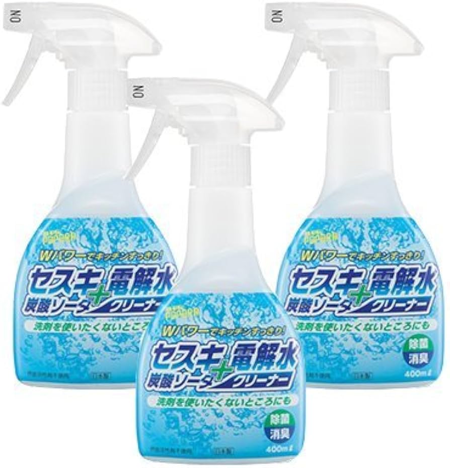 セスキ炭酸ソーダとアルカリ電解水の決定的な違い！油汚れに効くのはどっち？