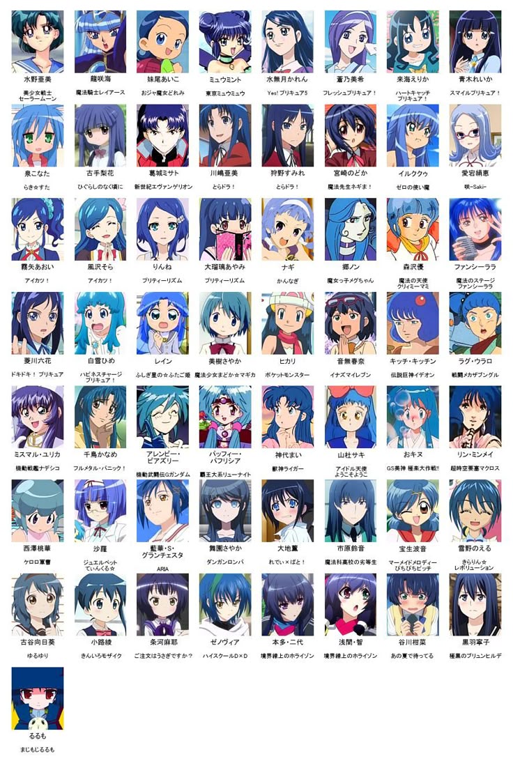 アニメ青髪キャラ徹底解剖！負けヒロインの真相と人気男女ランキング