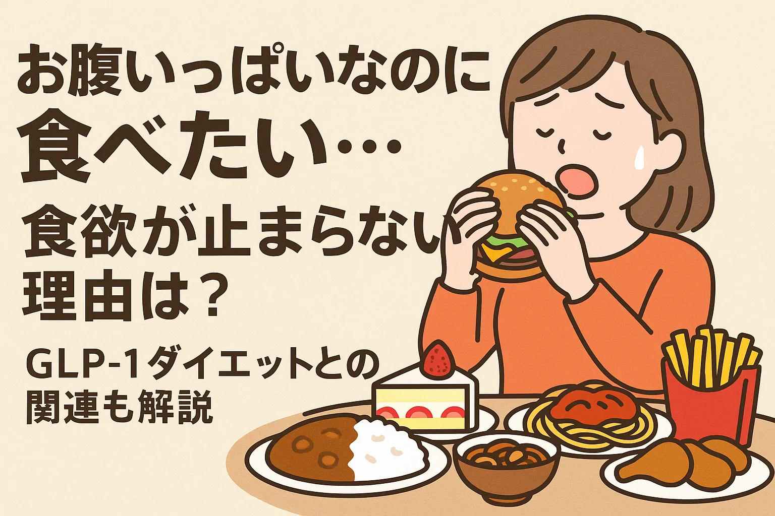 お腹いっぱいなのに食べたい理由とは？脳の罠と暴食を止める科学的対処法
