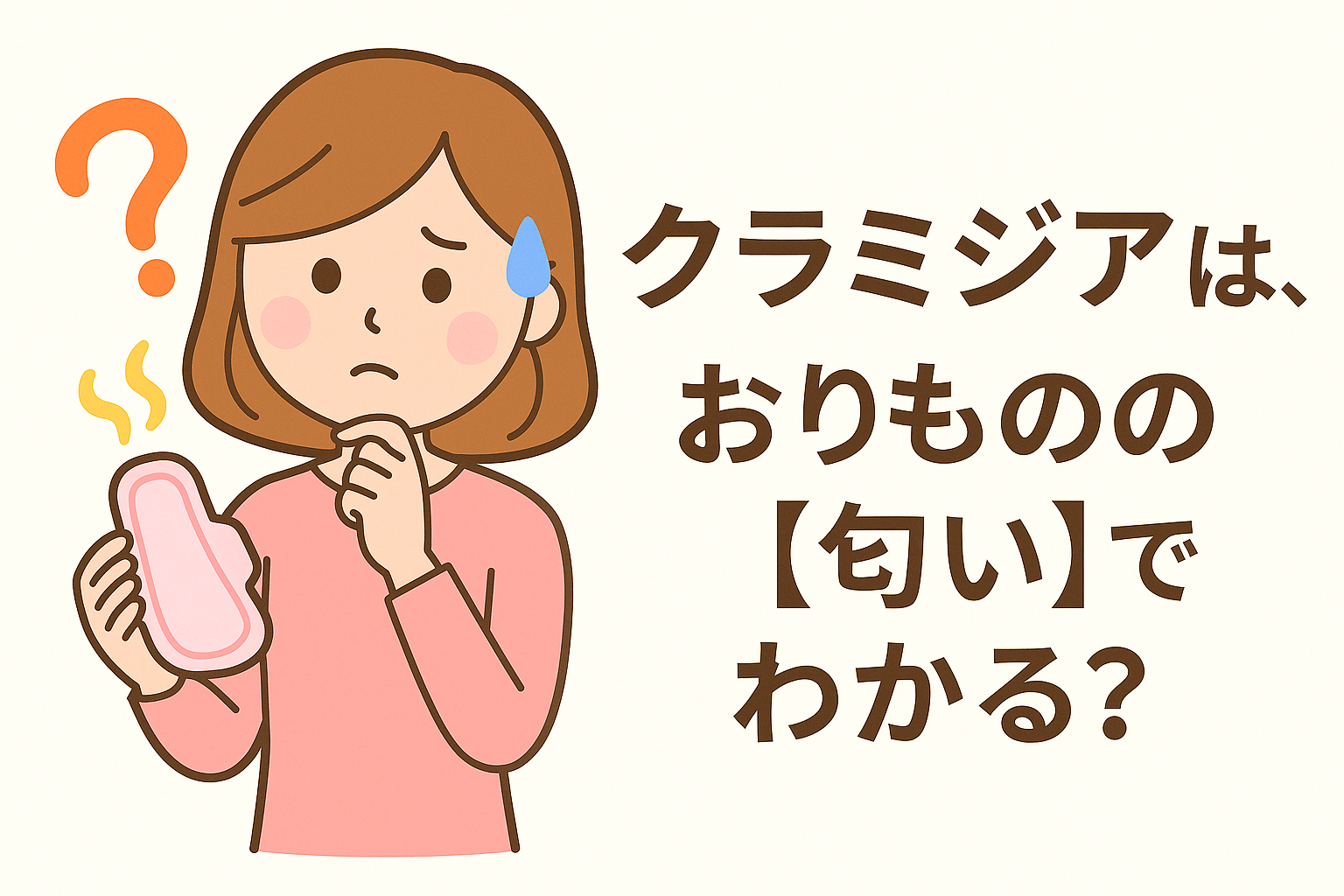 クラミジアおりものの色と画像特徴｜正常との違いと放置リスク