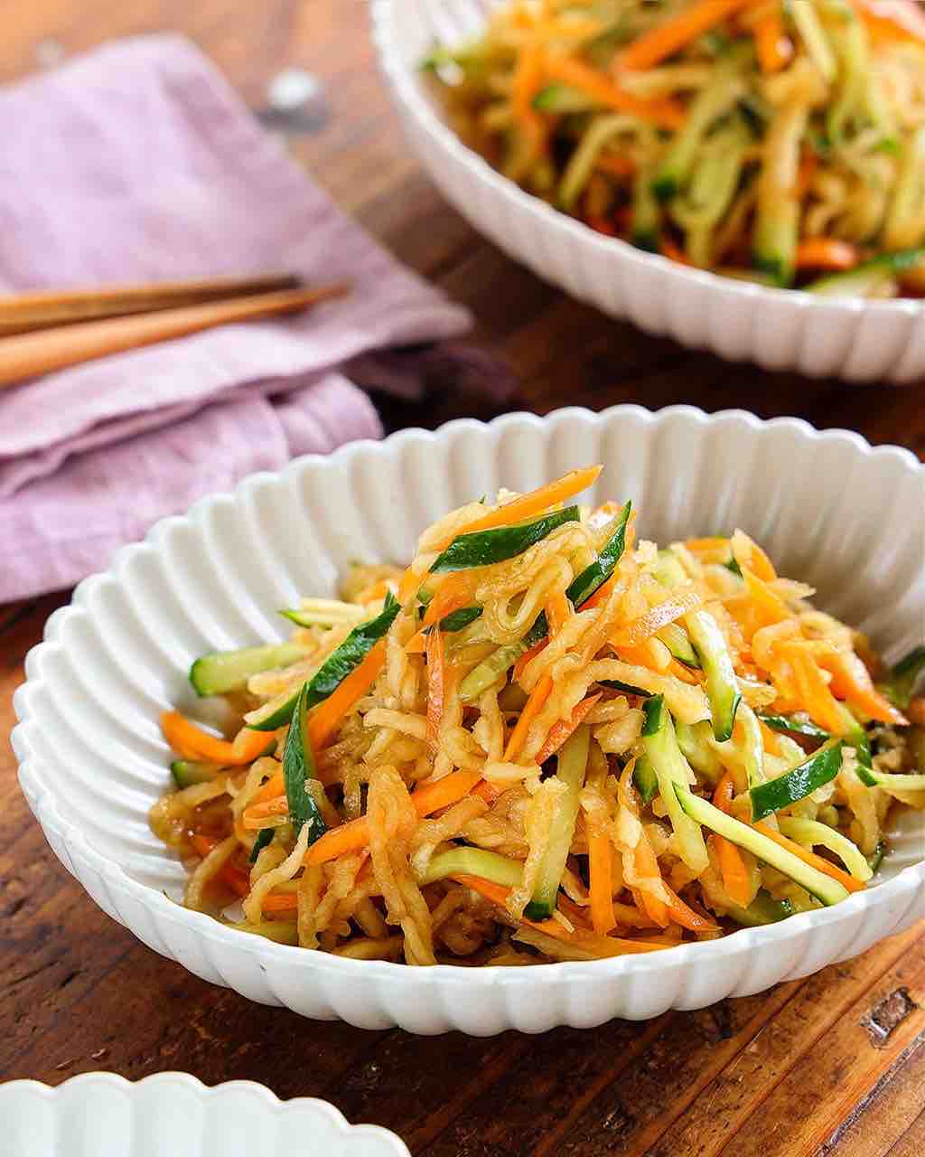 切り干し大根中華サラダは水戻し不要？驚きの食感と黄金比レシピ
