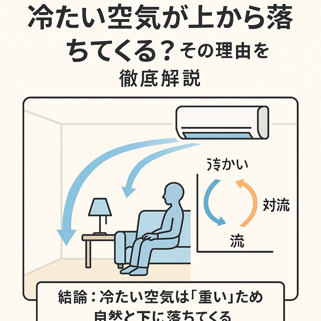 冷たい空気はなぜ下に溜まる？暖房の足元冷えを解消する劇的改善策