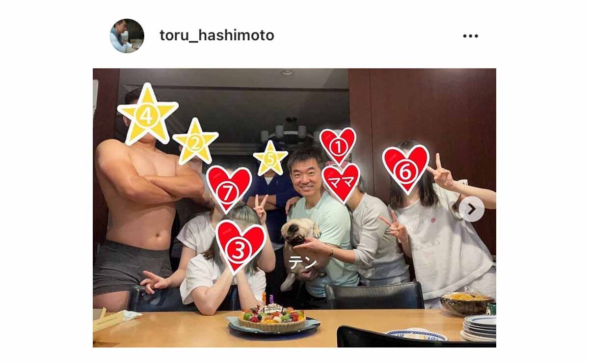 橋下徹の子供7人の現在と学歴！京大進学の真相や独自教育方針を徹底解明