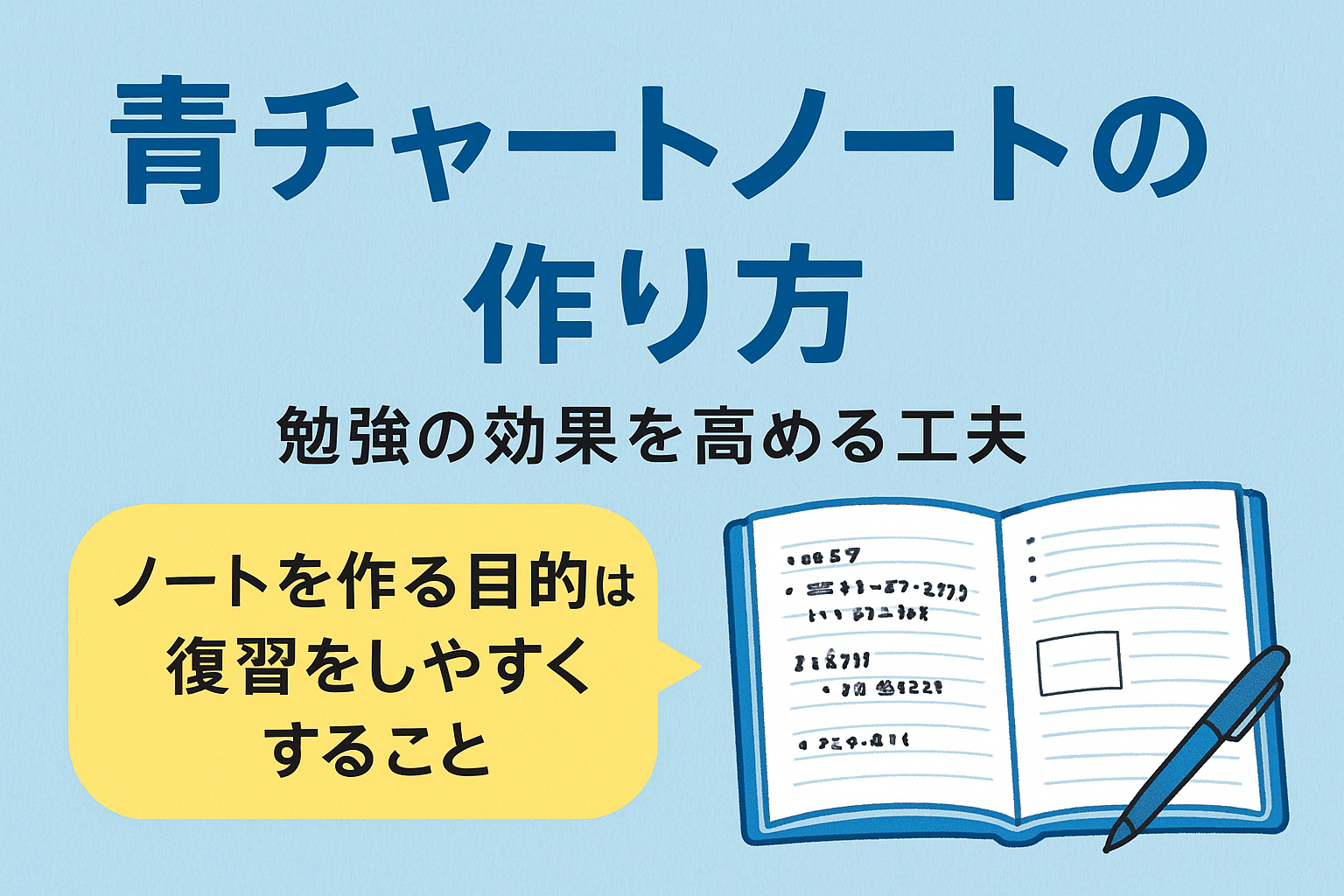 青チャートノート術で劇的変化！東大生直伝の復習＆解法管理
