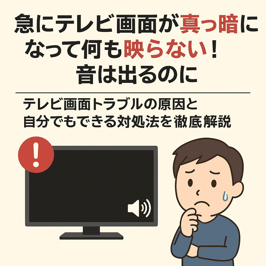 ビエラの画面が映らない！音だけ出る原因と赤点滅の真相【2026最新】