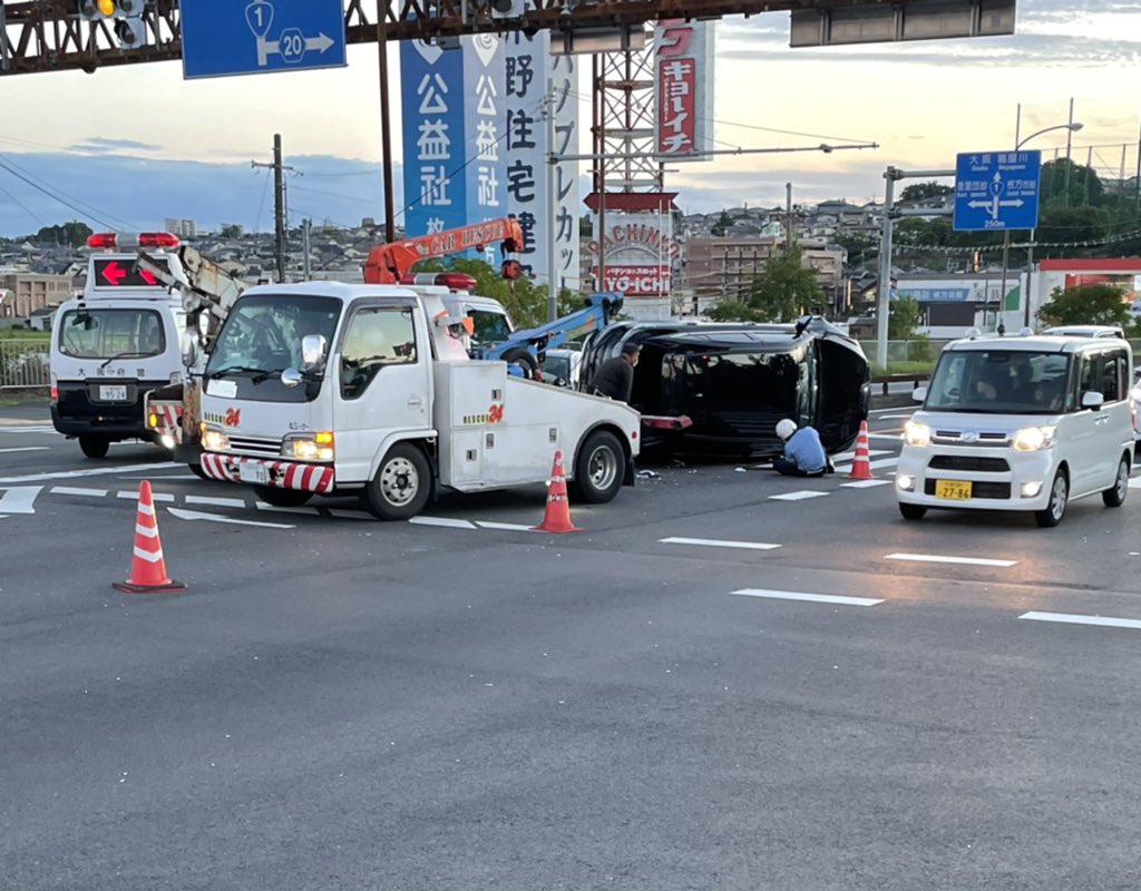 枚方の事故情報まとめ！国道1号・主要道路の渋滞規制と迂回ルート