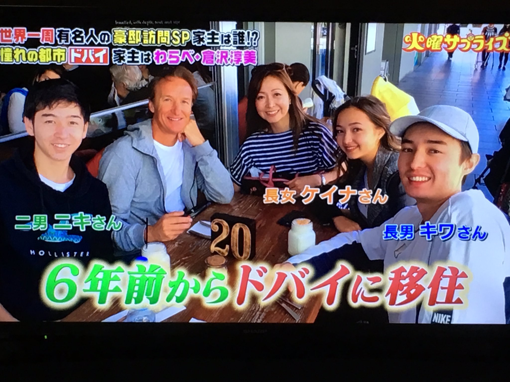 倉沢淳美の旦那ジェームス氏の正体！ドバイ移住とセレブ生活の真相