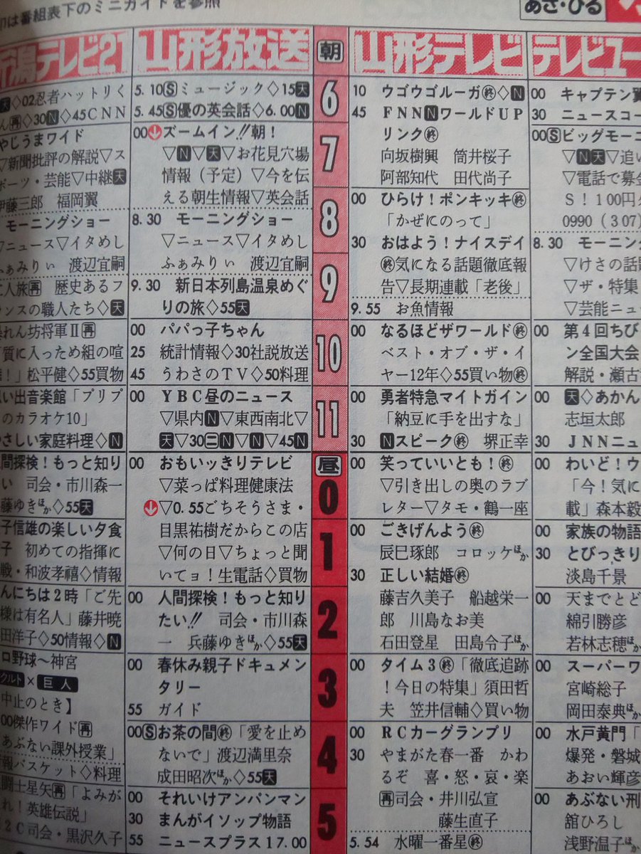 山形テレビ番組表2026最新版！地上波4局の注目特番と配信全解説