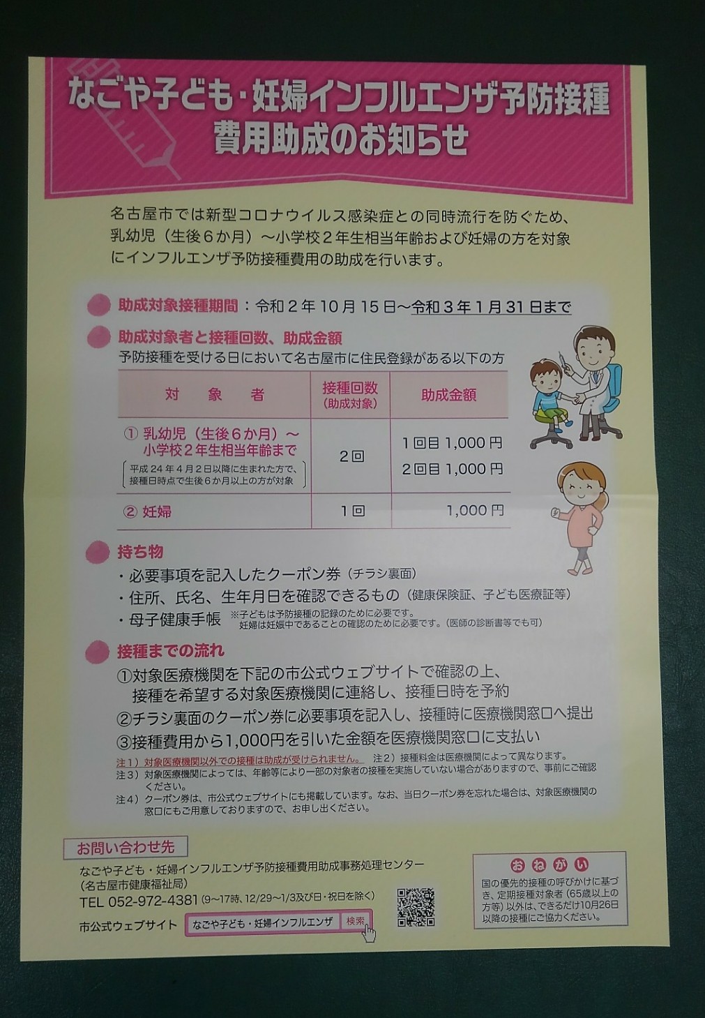 妊娠中のインフルエンザ予防接種は安全？胎児への影響と推奨時期の全真相