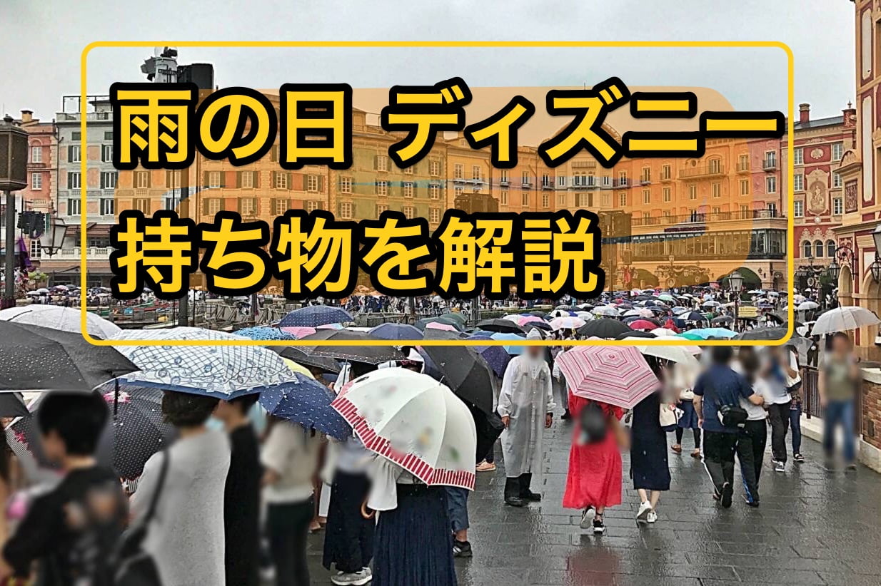 【2026最新】雨のディズニーシー攻略！悪天候が最高の穴場になる裏技