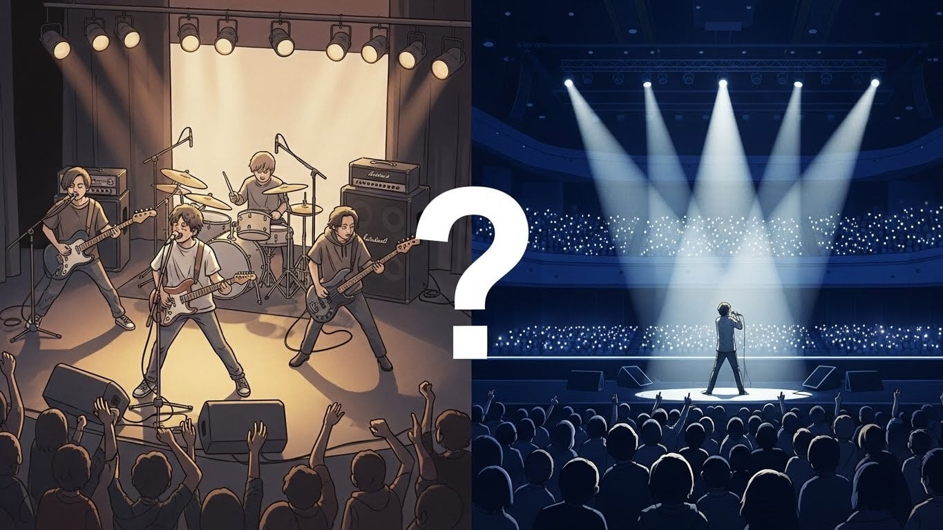 コンサートとライブの違いとは？語源と規模から読み解く使い分けの真相