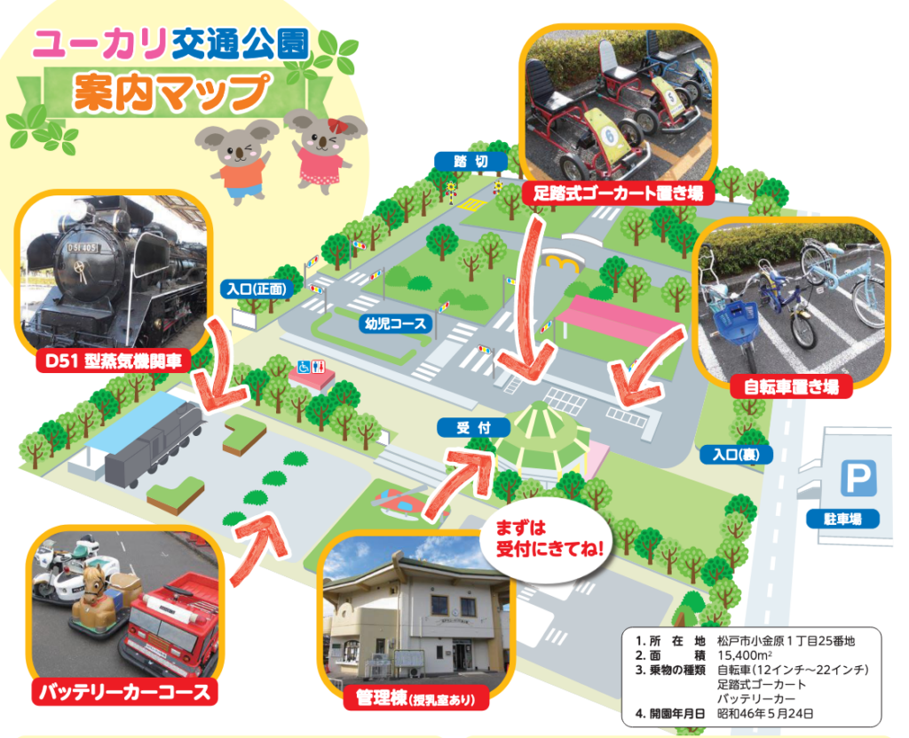 松戸市ユーカリ交通公園完全解説！無料ゴーカートと混雑・駐車場情報