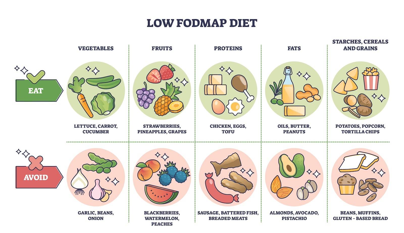 過敏性腸症候群の食べ物新常識！善玉菌の罠と低Fodmap食事法