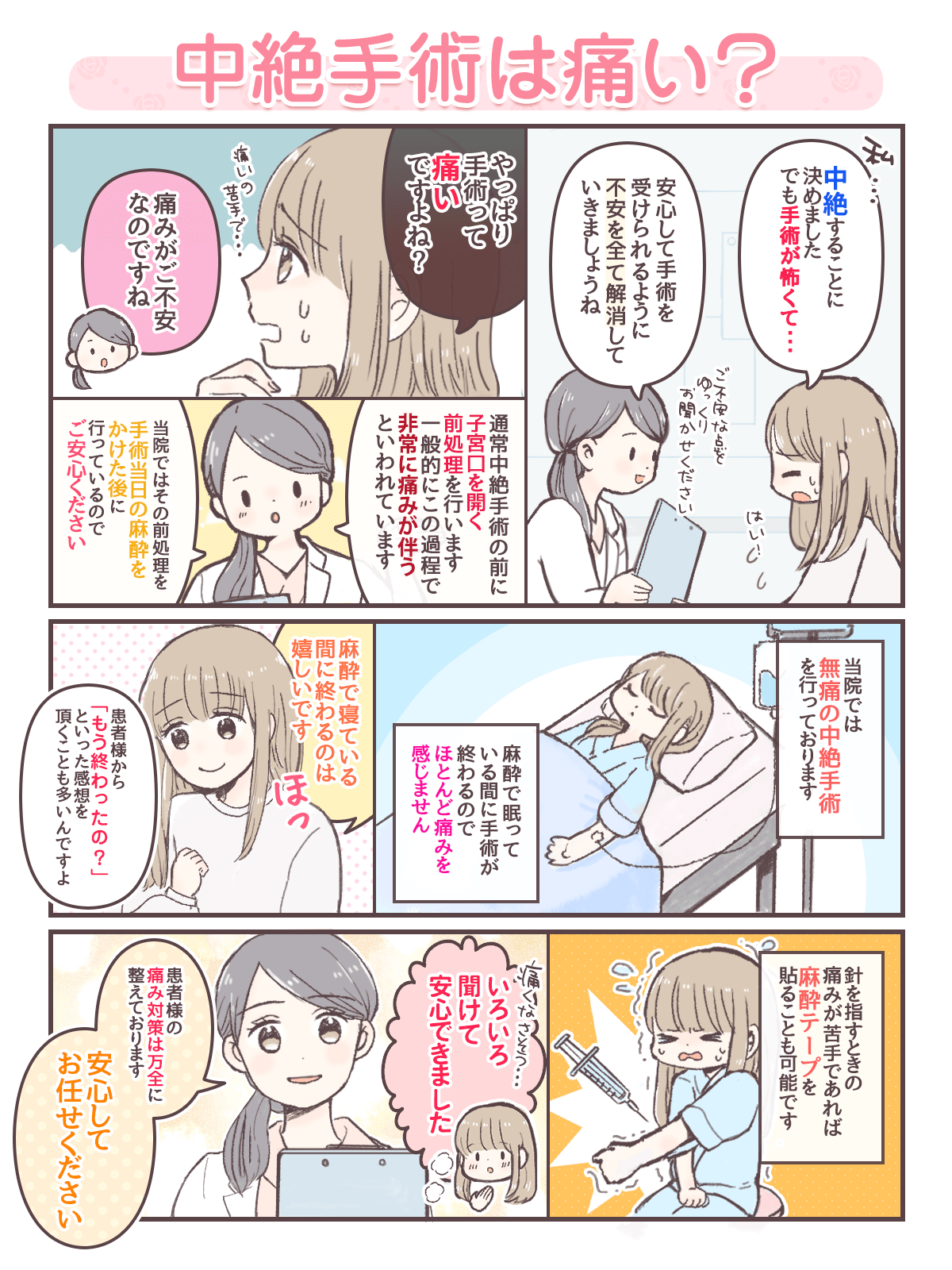 中絶手術は痛かった？知恵袋の真相と麻酔や前処置の実態を徹底検証