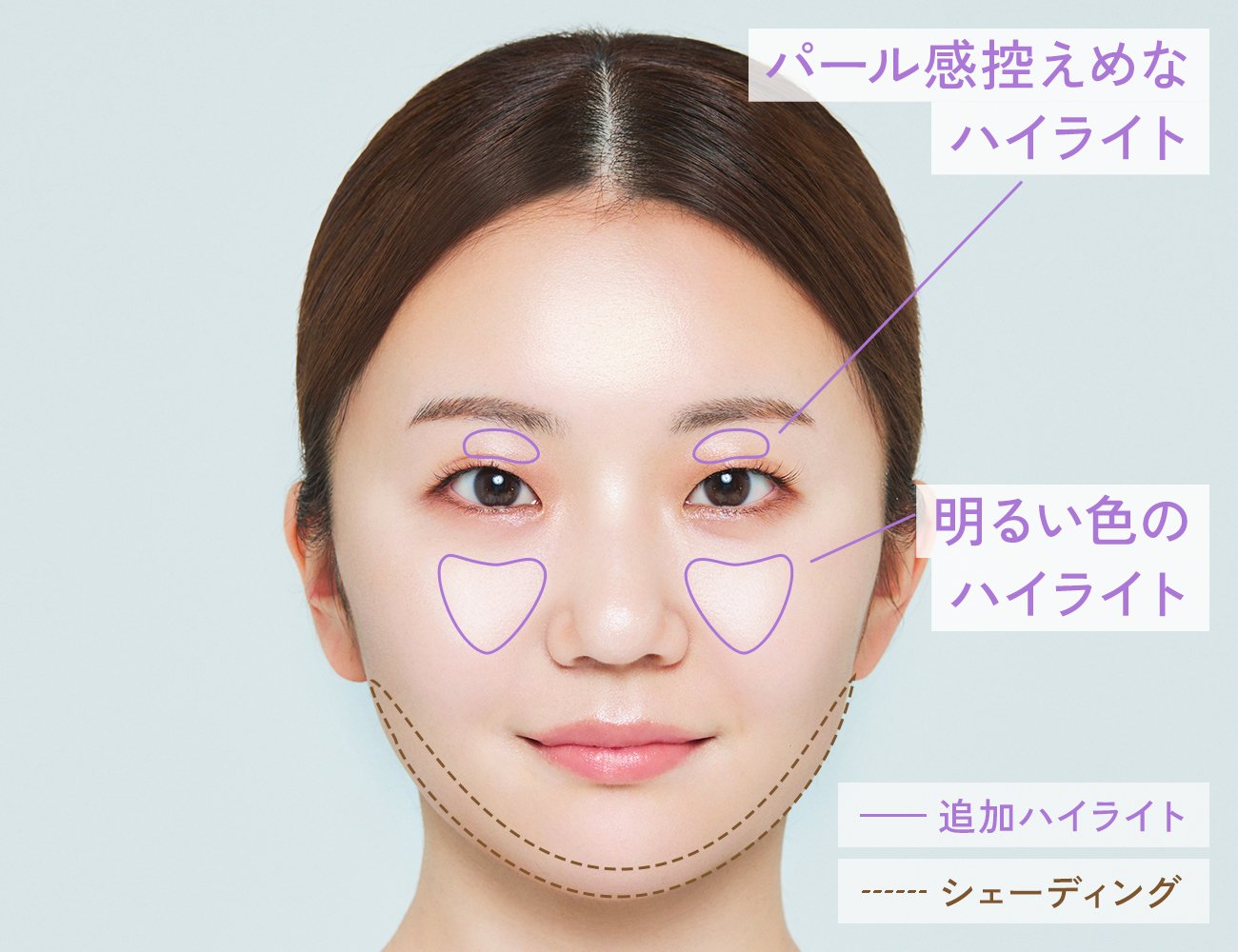ハイライトの入れ方完全版！顔型別・初心者でも叶う極上ツヤ肌術