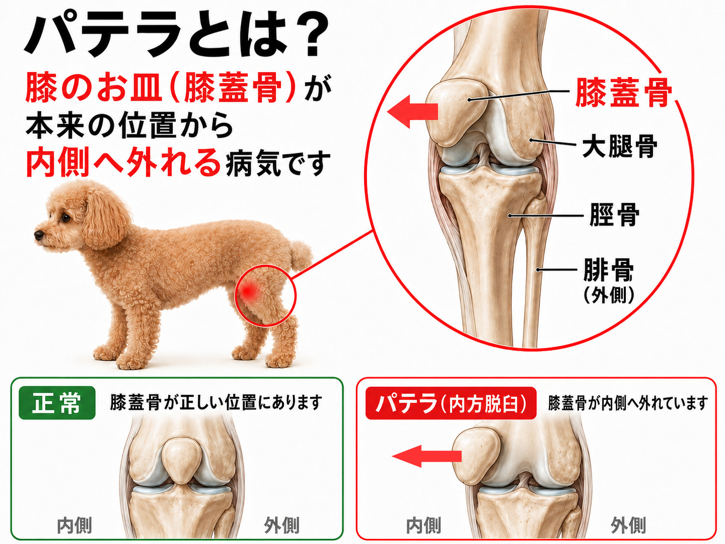 犬のパテラとは？初期症状からグレード・手術費用の真実を徹底解説