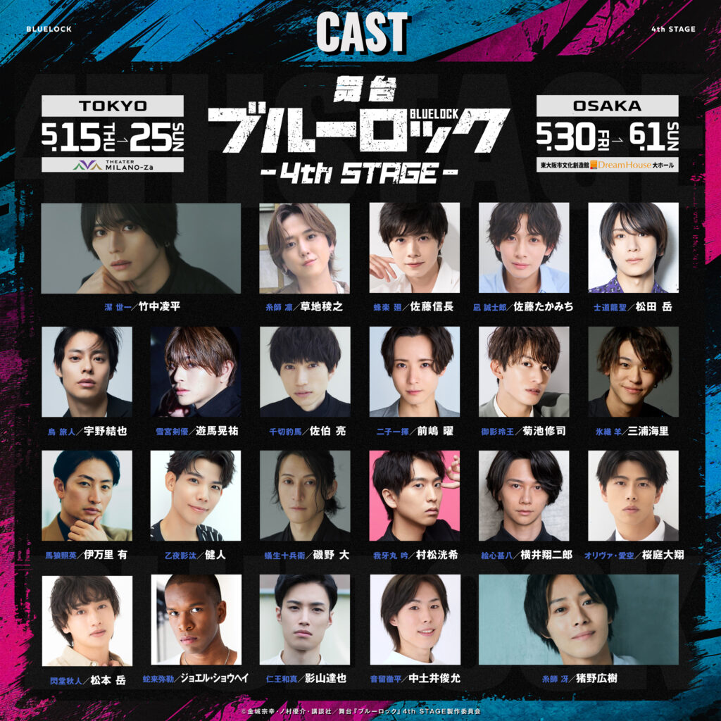 ブルーロック実写キャスト一覧と映画化の真相！舞台版俳優＆熱狂予想まとめ
