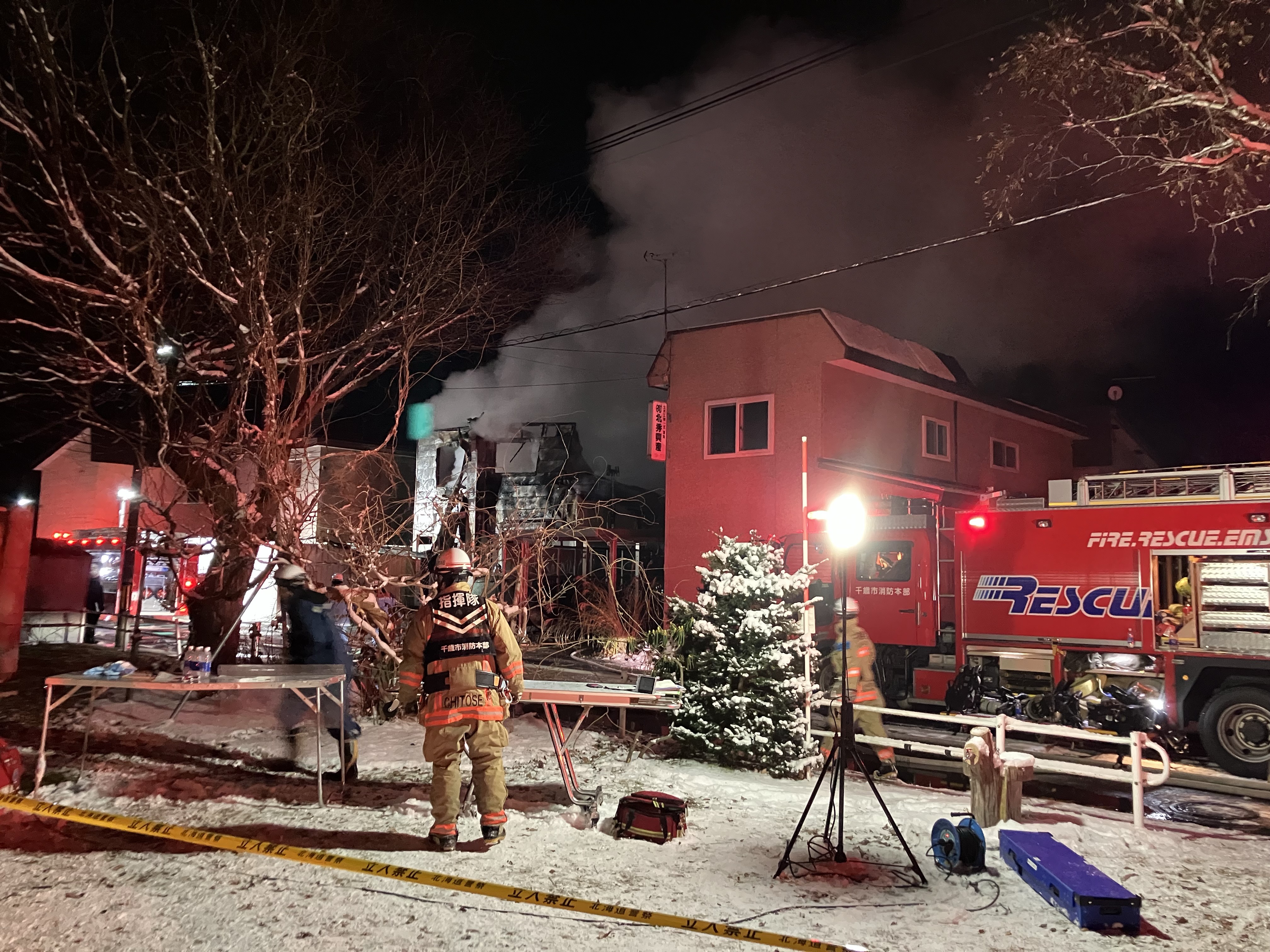 千歳市で火事発生？煙とサイレン響く現場の出火場所と被害速報