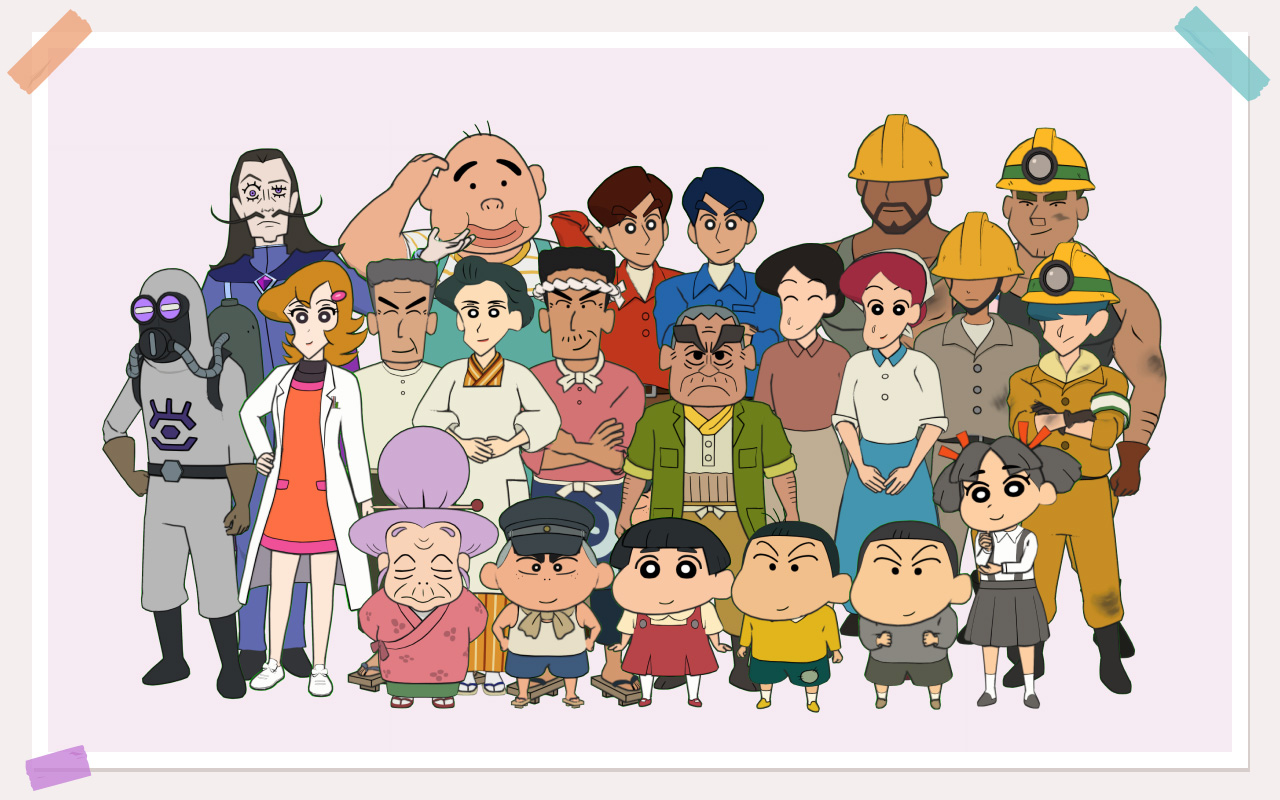 クレヨンしんちゃんキャラクター徹底解説！裏設定・本名・歴代声優一覧