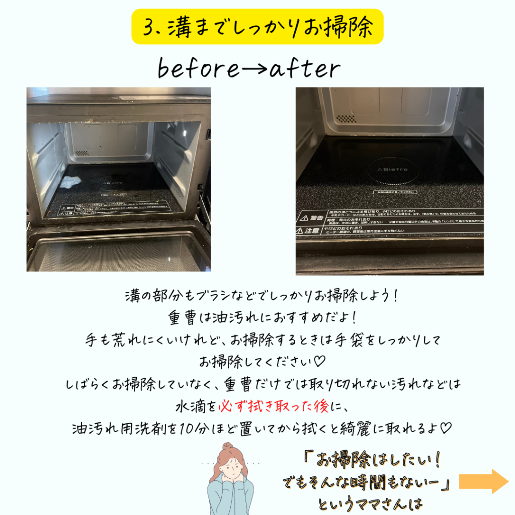 重曹で電子レンジ掃除！焦げや臭いを落とすチン放置術と失敗ゼロ手順