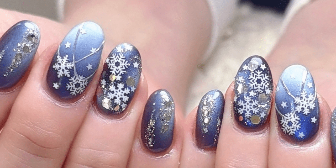雪の結晶ネイル2026最新事情！大人女子が熱視線を注ぐ理由