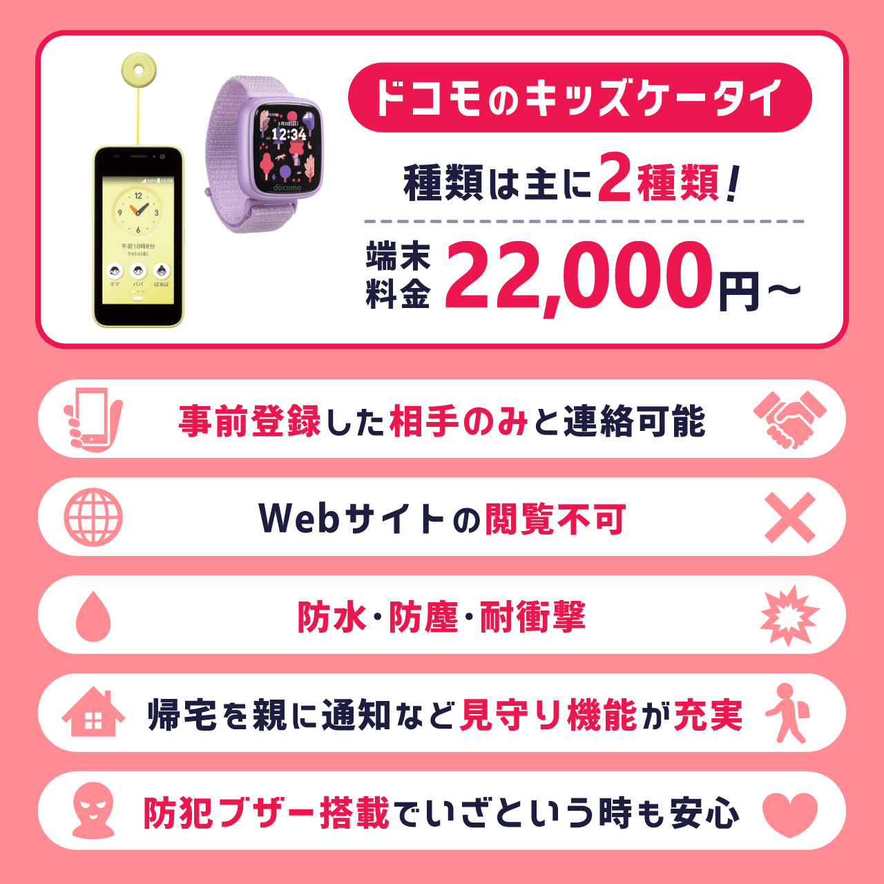 ドコモキッズ携帯の裏ワザ徹底検証！親が他社・Lineの真相と活用術