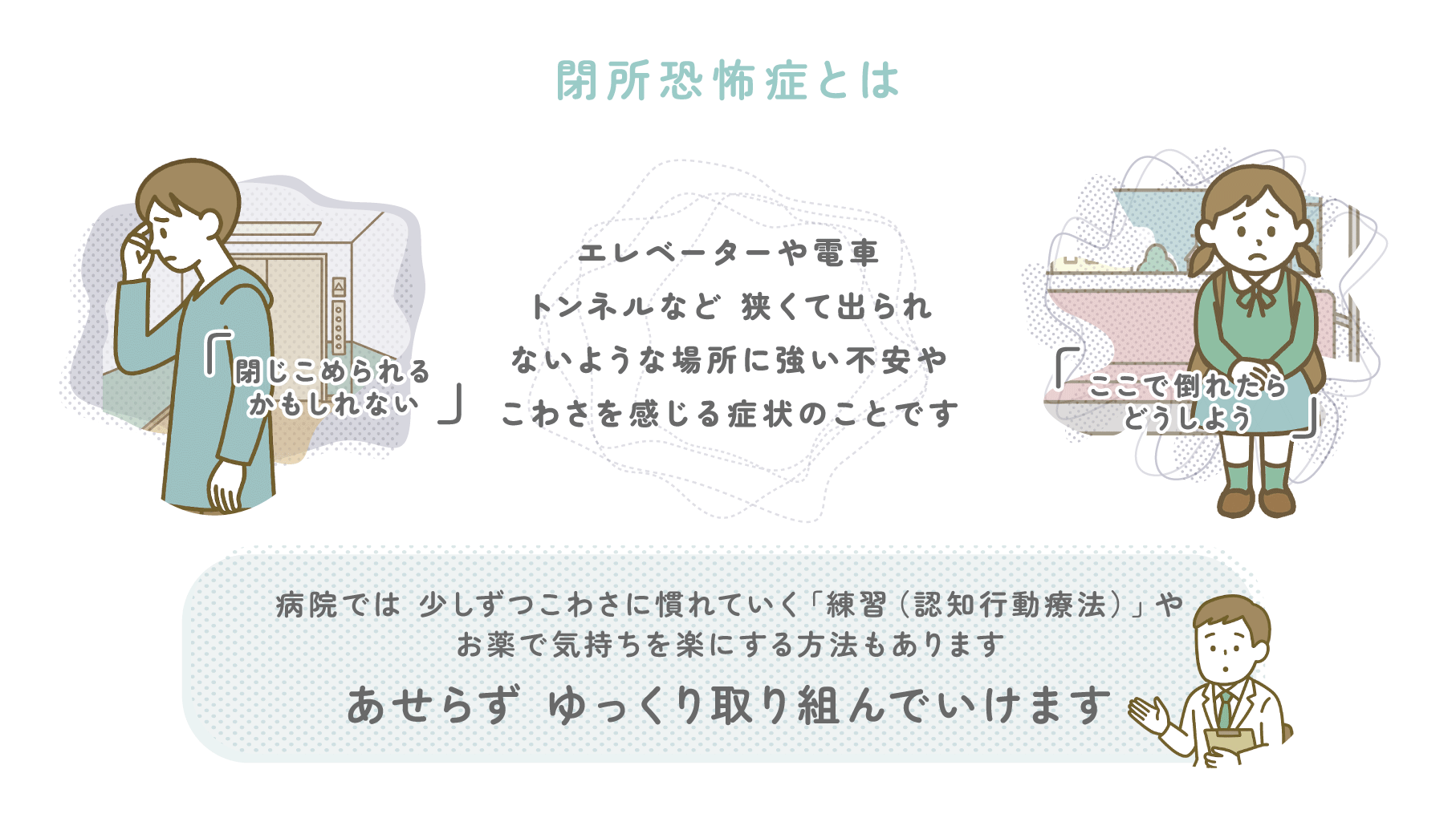 電車やMriが怖いのはなぜ？閉所恐怖症の症状・原因とパニック対処法