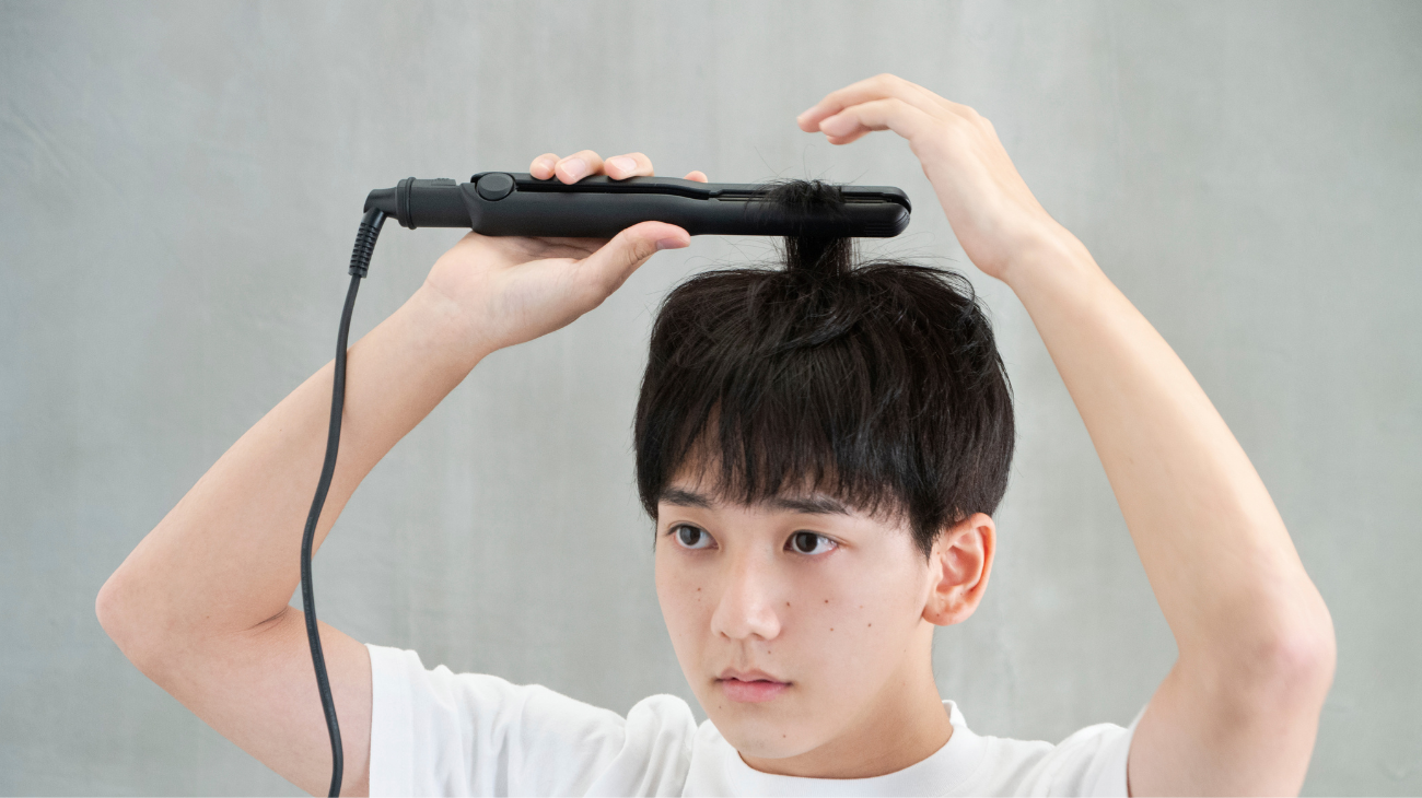 メンズヘアアイロン使い方決定版！初心者でも失敗しない束感作りの極意