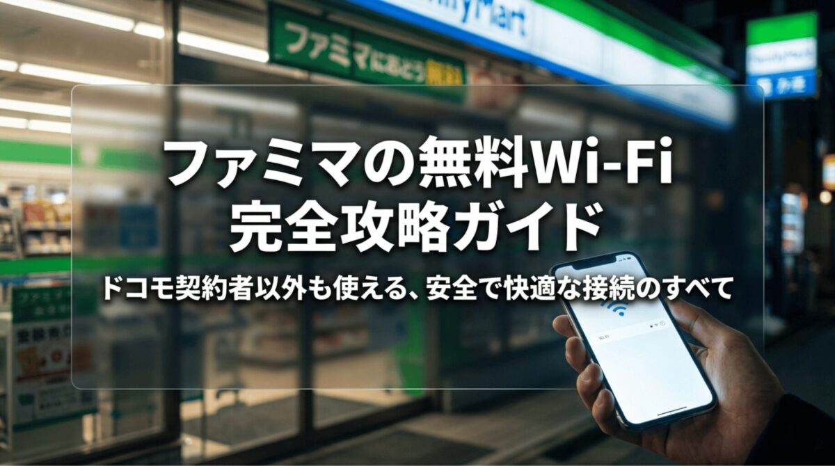 ファミマWi-Fi終了の真相！使えない理由と2026年最新の代替術