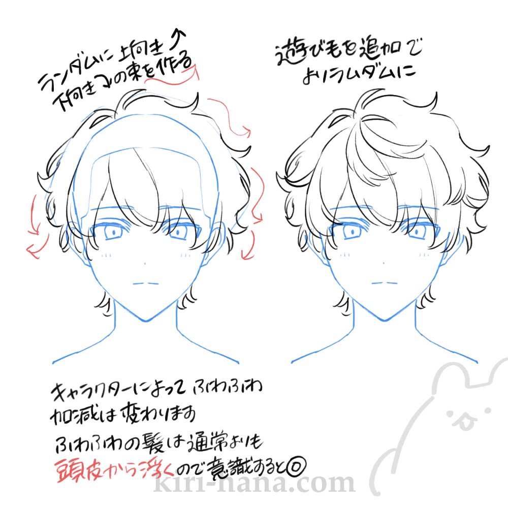 男子髪型イラストの描き方完全攻略！立体感と毛流れを掴むプロの技術