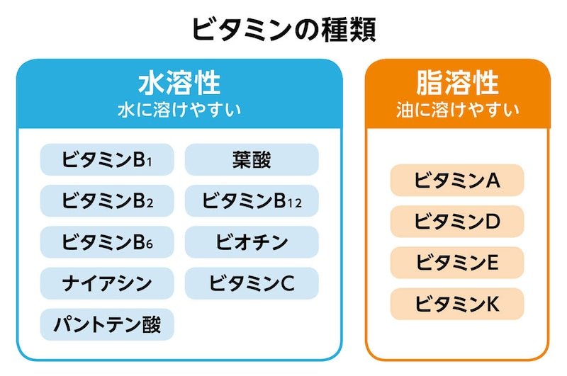 脂溶性ビタミン覚え方の決定版！「Dake」と過剰症を完全攻略
