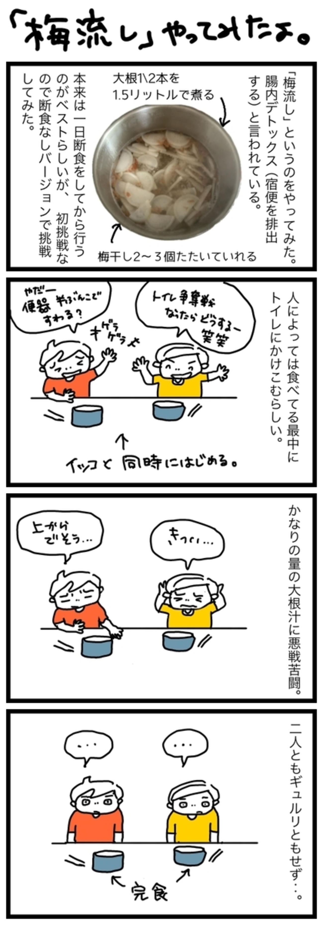 梅流しの効果はなぜ強力？宿便の真相と効かない理由を徹底解説