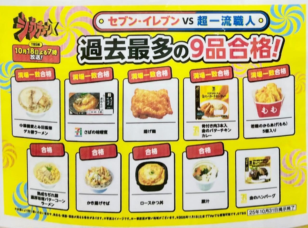 【ジョブチューン】セブンの合否全結果！満場一致の逸品と酷評の理由