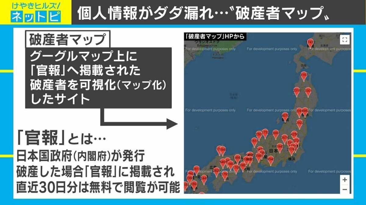 破産者マップに有名人は載っていたのか？噂の真相と削除請求の現実