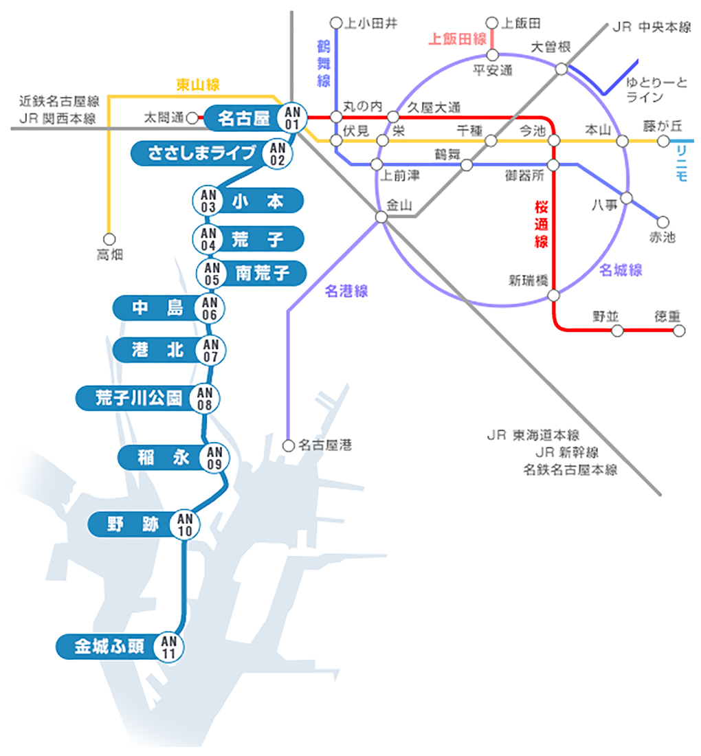 あおなみ線名古屋駅はなぜ遠い？最短乗り換えルートと金城ふ頭攻略法