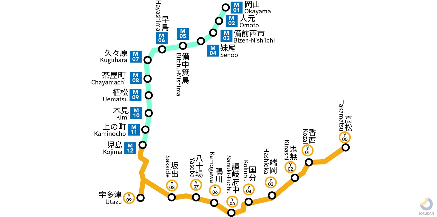 瀬戸大橋線の強風運休・立ち往生対策2026！迂回ルートと運行状況